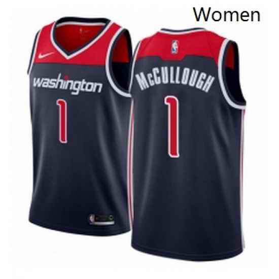 Womens Nike Washington Wizards 1 Chris McCullough Swingman Navy Blue NBA Jersey Statement Edition